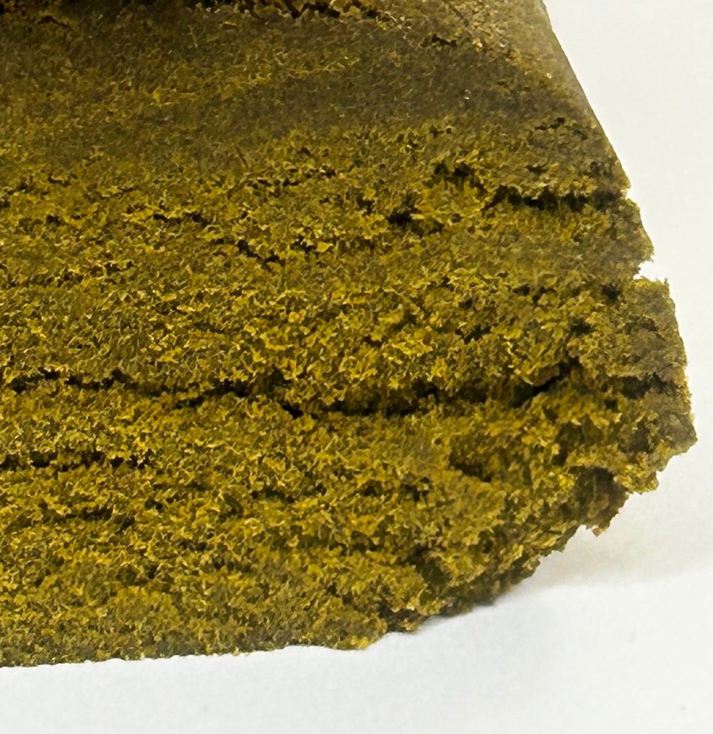 Hash CBD Yellow Zushi - texture et couleur - BeCBD